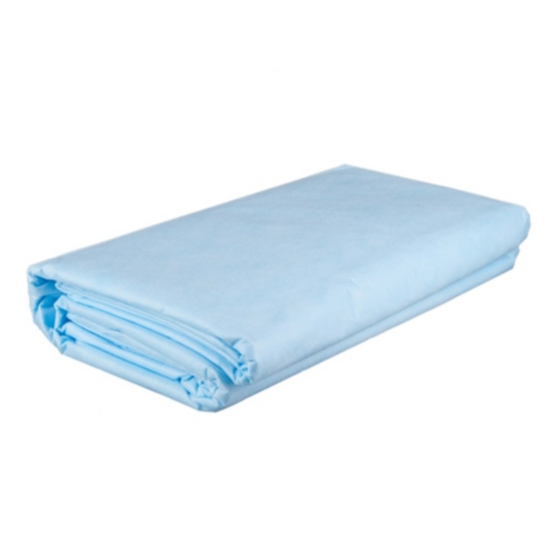 Простыня 80*200 пачка спанбонд 15 Стандарт голубой 10 шт